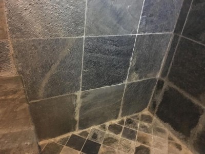 Bathroom tiles regrouted