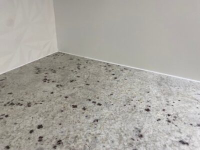 New bathroom caulking.